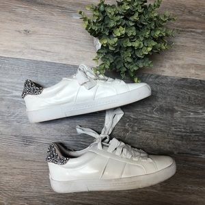 Leather Joie sneakers with bling on back
